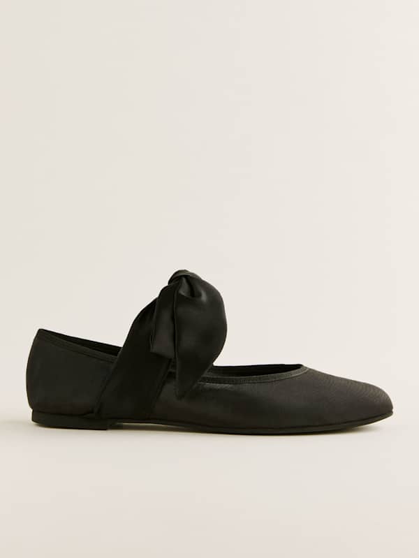 Talia Ballet Flat - Black Moire
